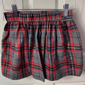 Carter’s Girls Size 8 Plaid Holiday Skirt